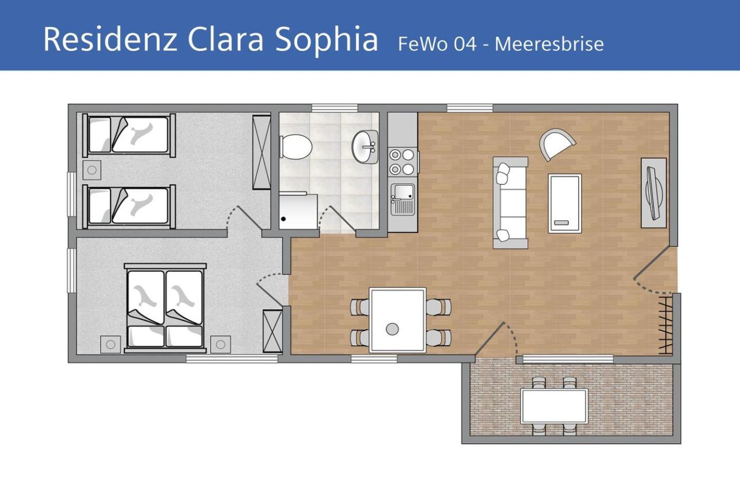 Ferienwohnung Meeresbrise In Der Residenz Clara Sophia Binz Kültér fotó
